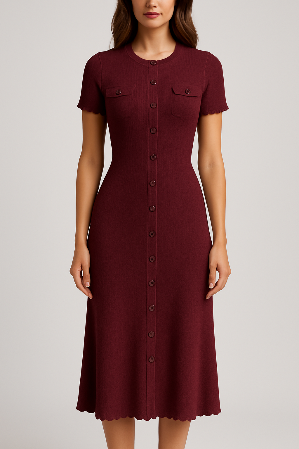Neck Dress Women