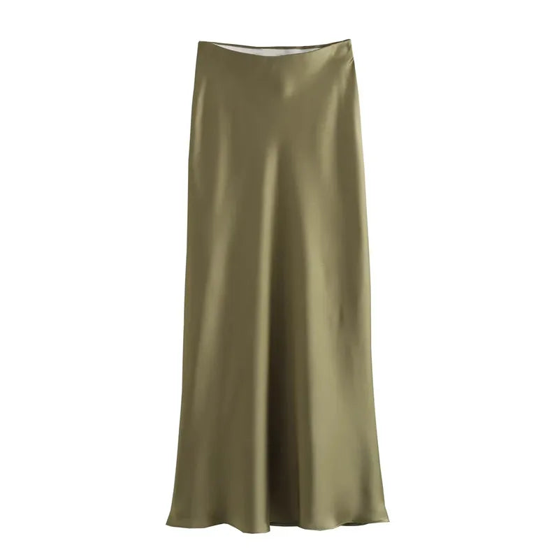 Lumière Satin Skirt