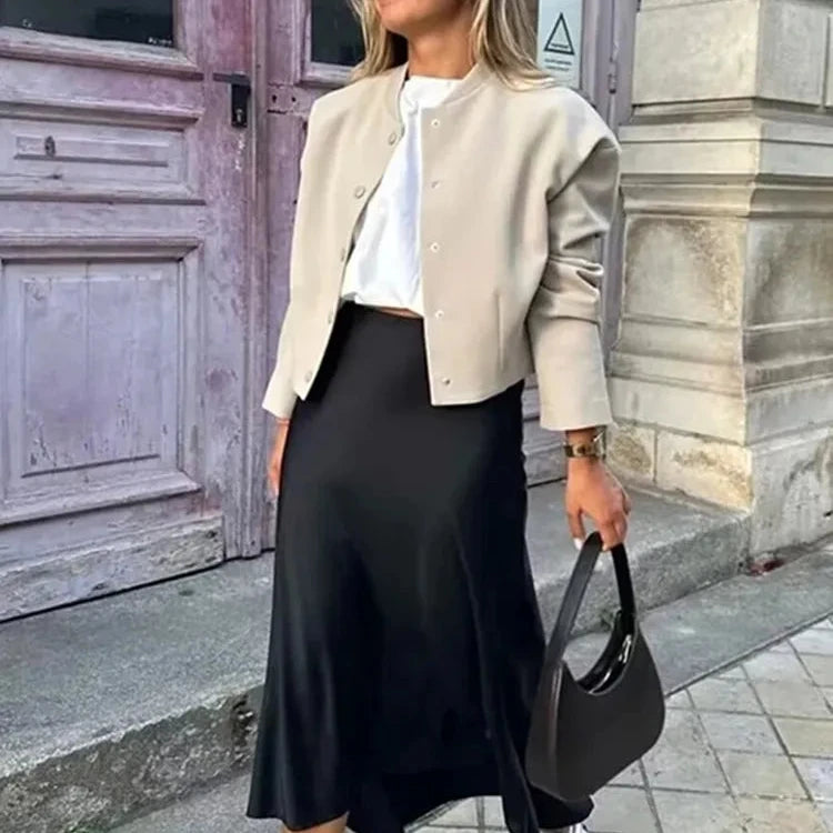 Lumière Satin Skirt